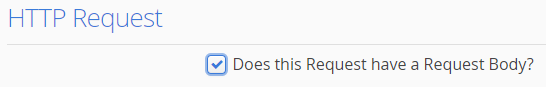 Instructing the mock endpoint that it needs to process the HTTP request body contents
